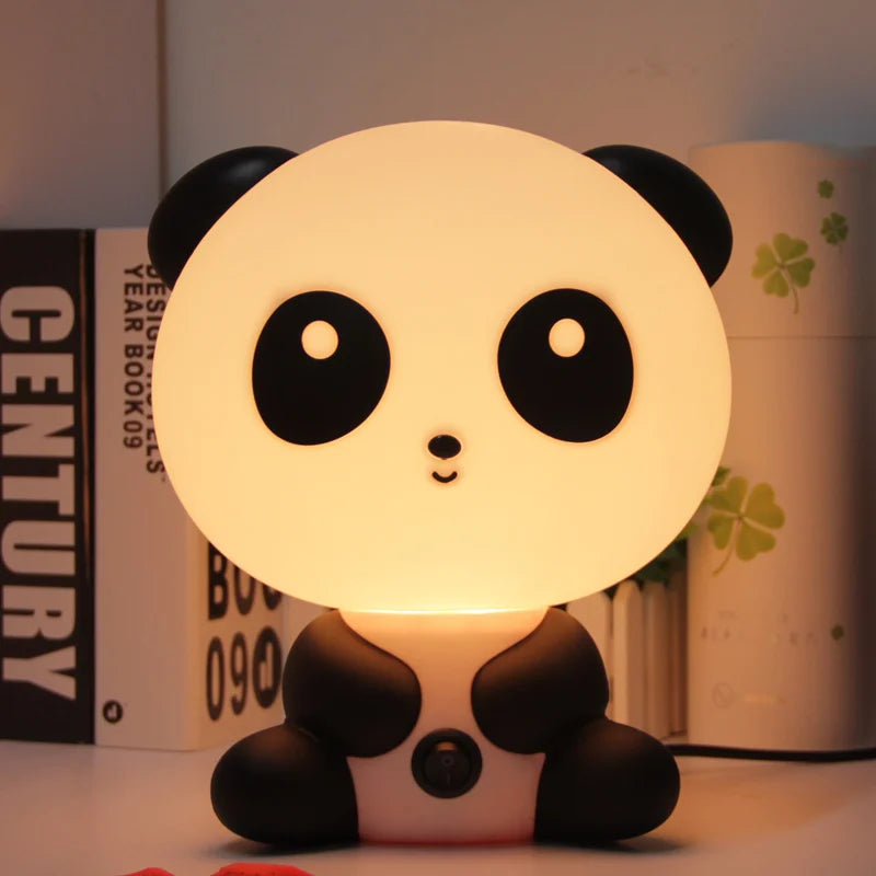 Cartoon LED Night light Baby Kids Room Bedside Table Desk Lamp