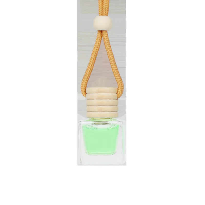 Hanging Car Diffusers With Rope Wood Lid Aroma