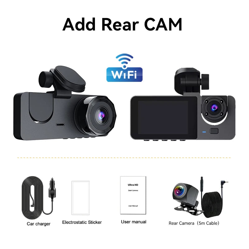 Camera 1080P DashCam WIFI Loop Recording