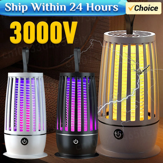 Mosquito Swatter Electric Fly Trap with Night Light