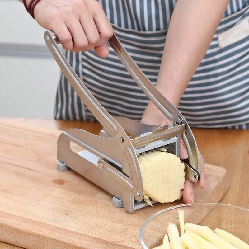 Manual Potato Cutter Stainless Steel French Fries Slicer