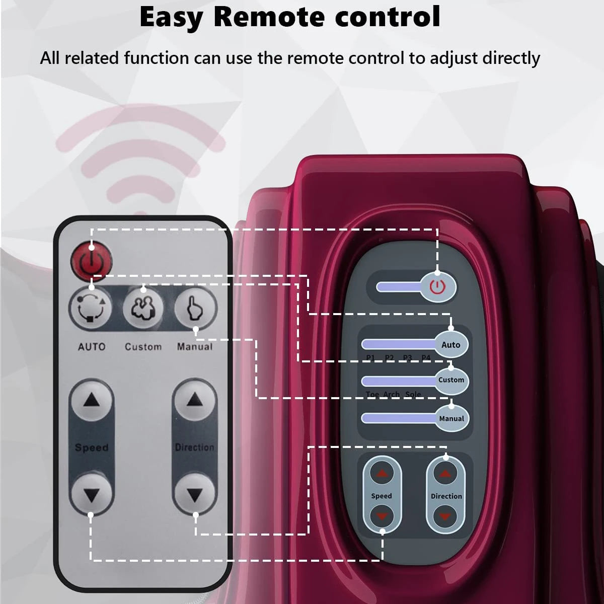 Deep Tissue Body Massage Electric Vibration Rolling Shiatsu