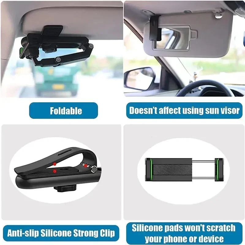 Phone Holder for Car Multifunctional 360° Rotating