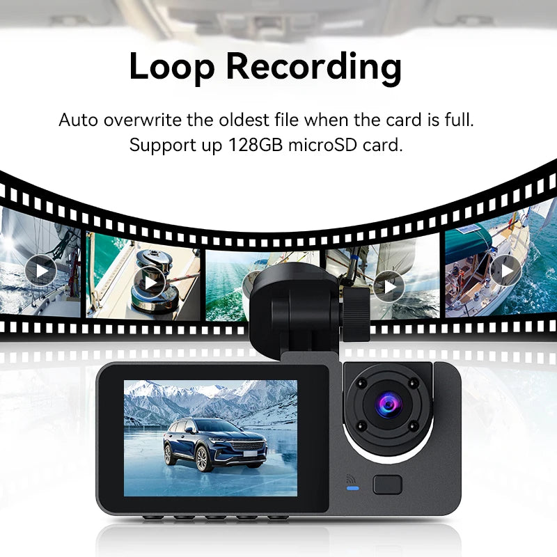 Camera 1080P DashCam WIFI Loop Recording
