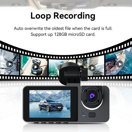 Camera 1080P DashCam WIFI Loop Recording