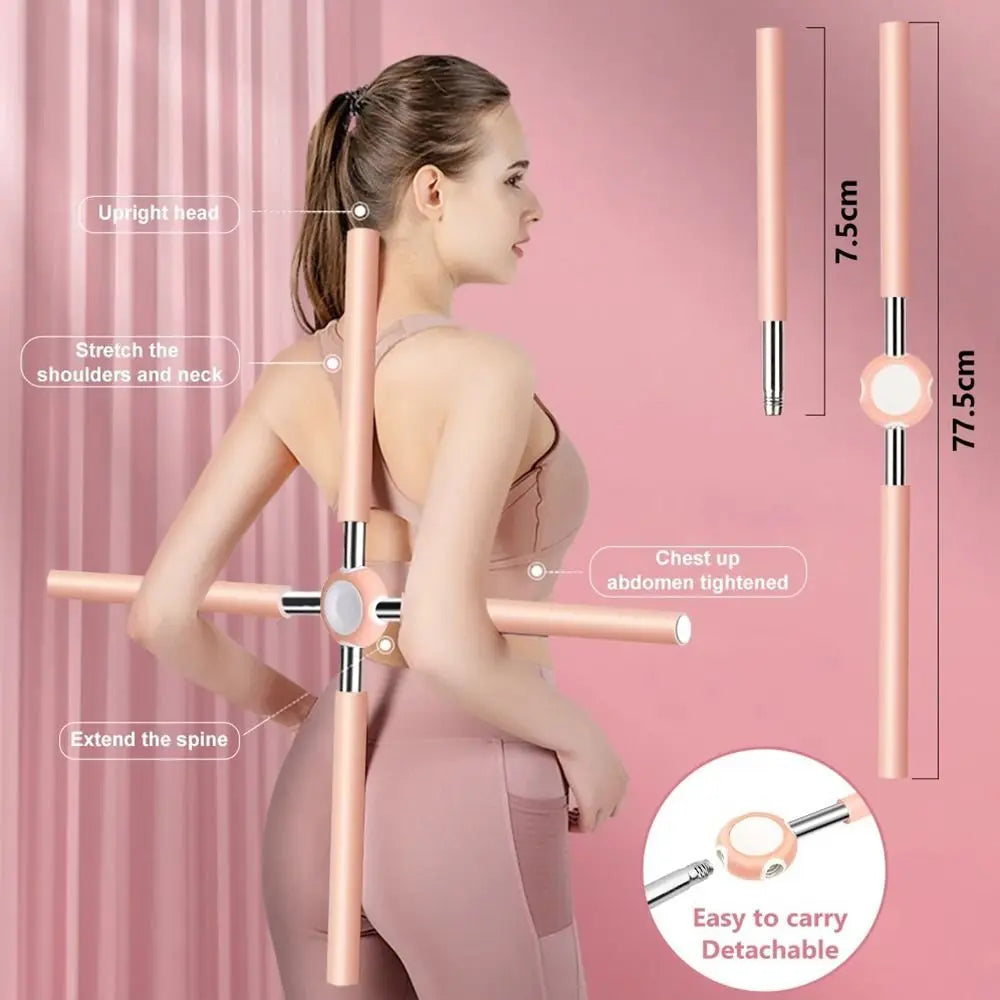 Corrector Body Stick Adjustable Yoga Pole Stainless Steel