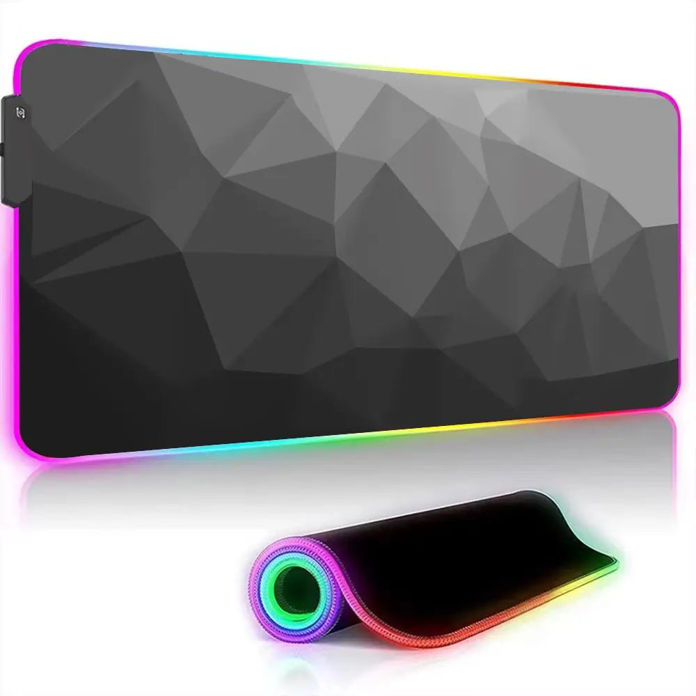 Large RGB Mouse Pad Diamond grid Gaming MousePad Gamer A