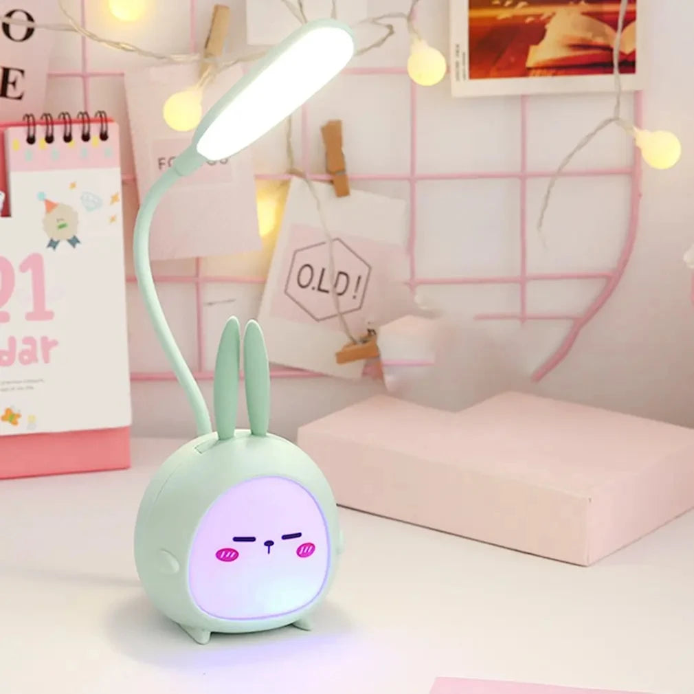 Portable LED Desk Lamp Foldable Light Cute Cartoon