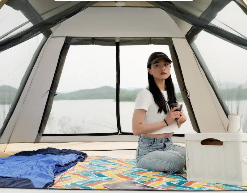 Automatic Tent 3-4 Person Waterproof Camping Tent