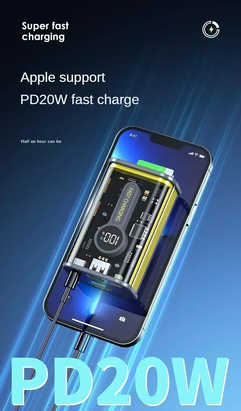 SU 10000mAh Transparent Wireless Power Bank