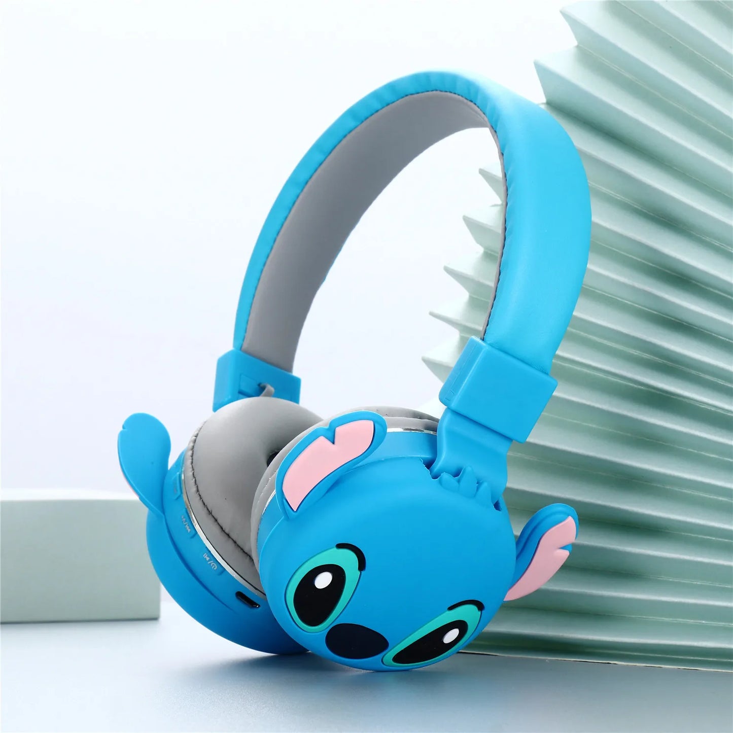 Anime Stitch Bluetooth Foldable Headphone Cartoon Cute Headset