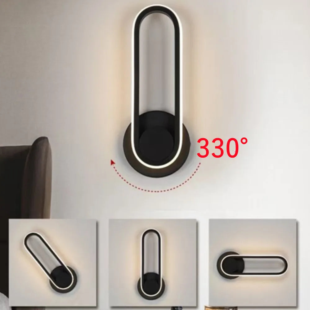 Modern Rotatable LED Wall Light For Aisle Stair Bedroom