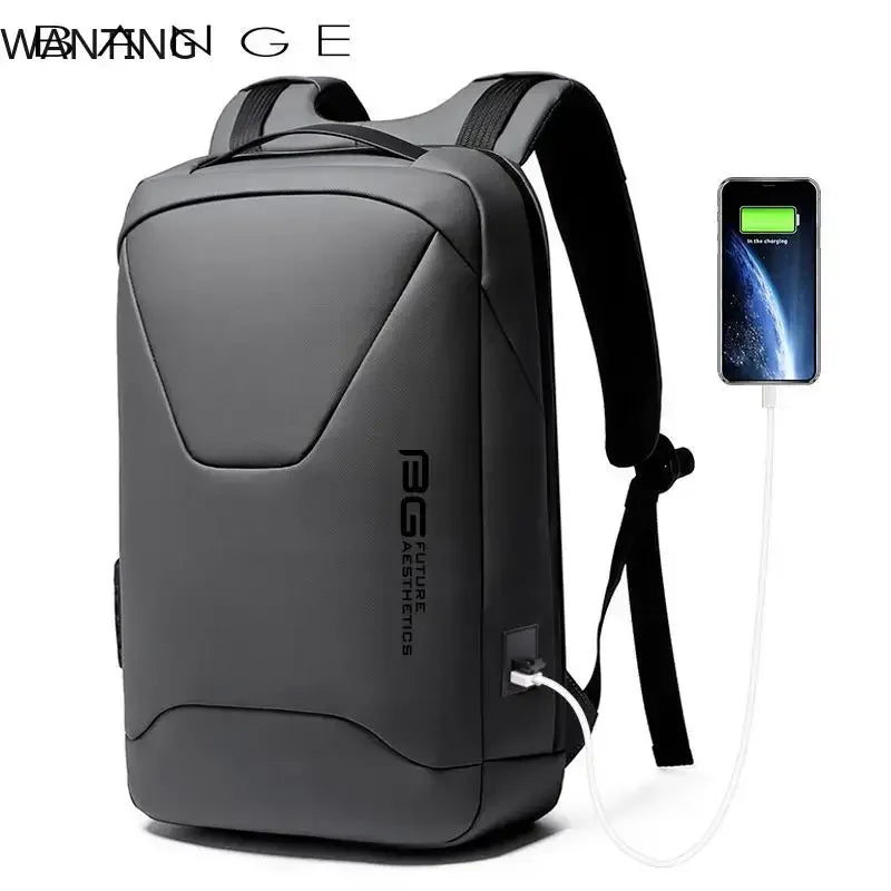 BANGE New Men Anti Theft Waterproof Laptop Backpack