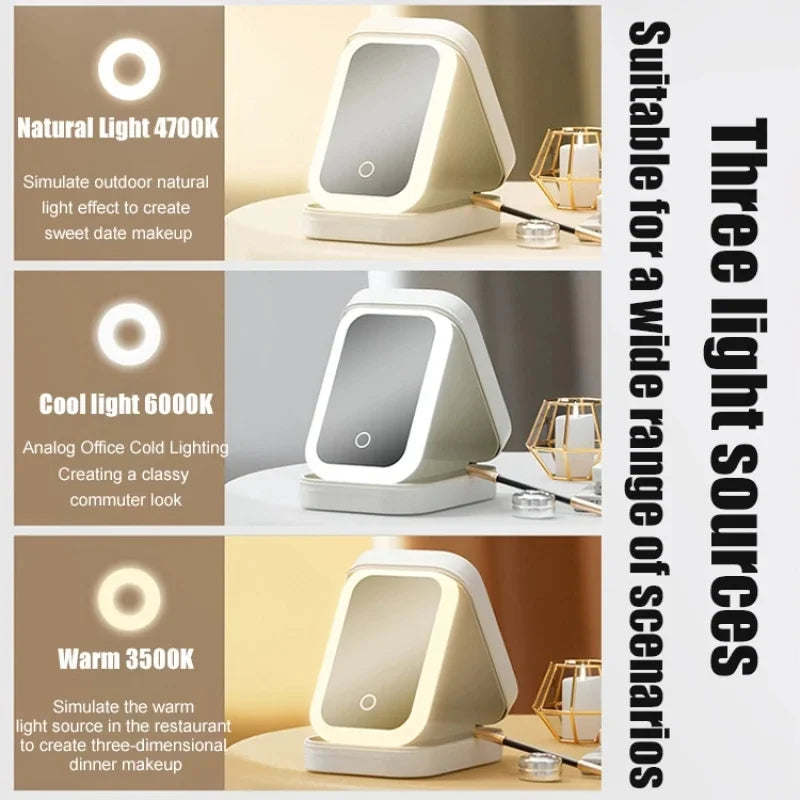 Makeup Storage Box With LED Light