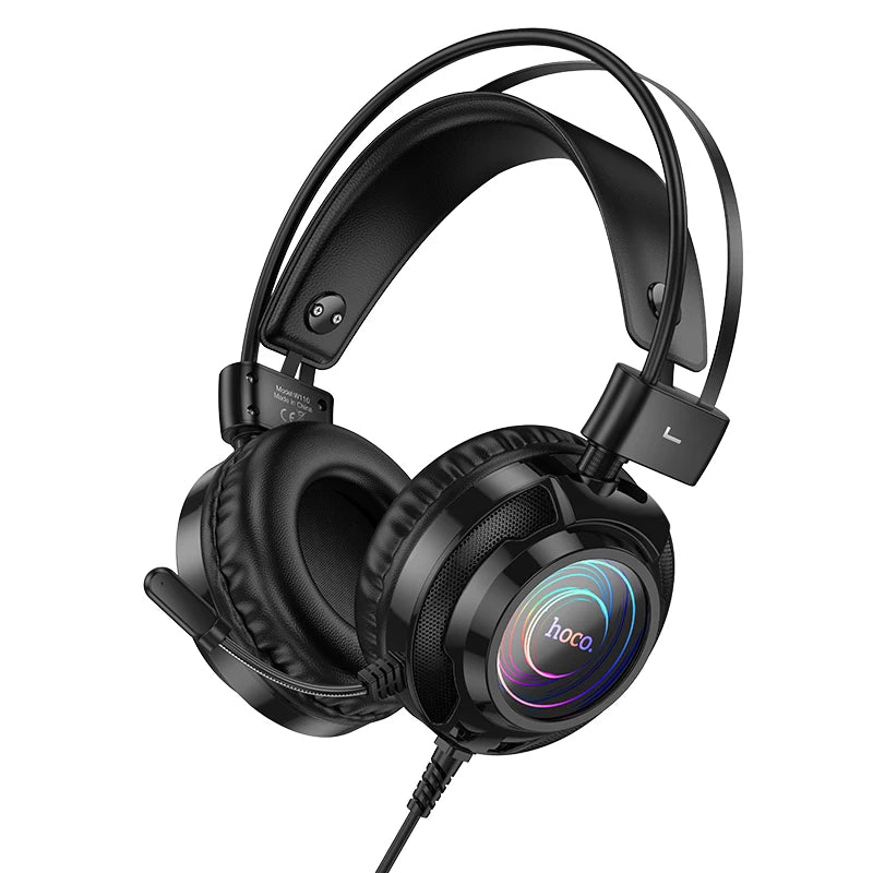 HOCO Gaming Wired Headphone with Dynamic RGB Light