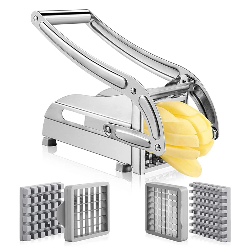 Manual Potato Cutter Stainless Steel French Fries Slicer