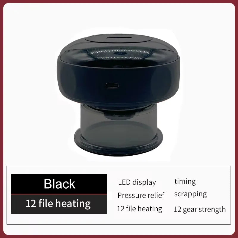 JUSTLANG Rechargeable Electric Vacuum Cupping