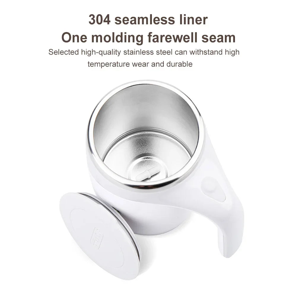 Electric Coffee Mug USB Rechargeable Automatic Magnetic