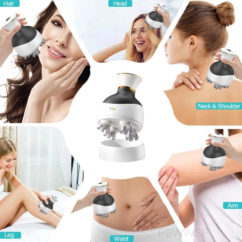Portable Electric Scalp Head Massager