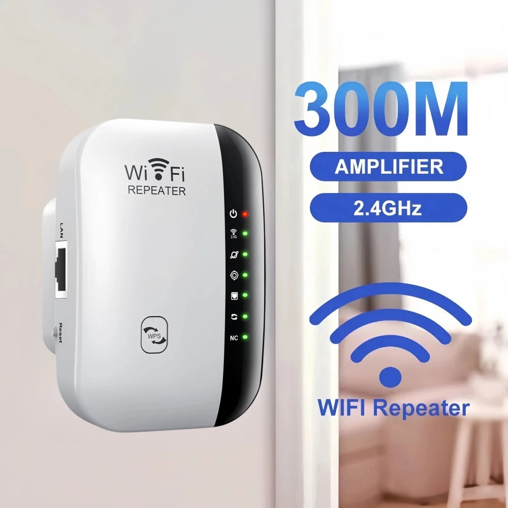 300Mbps Wireless WIFI Repeater 2.4G Router Wifi Range