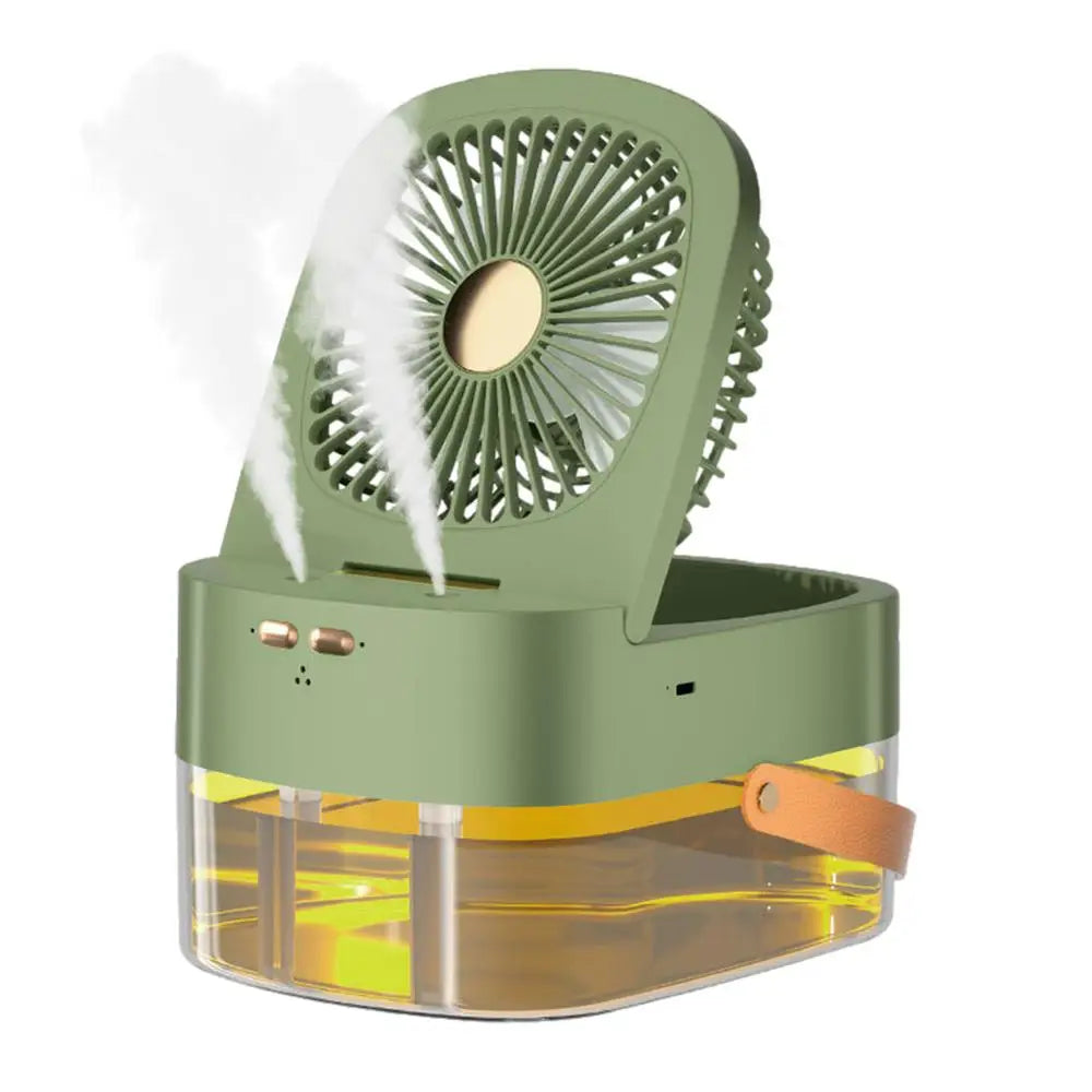 Mini Spray Water Mist Fan Table Misting Water Fan