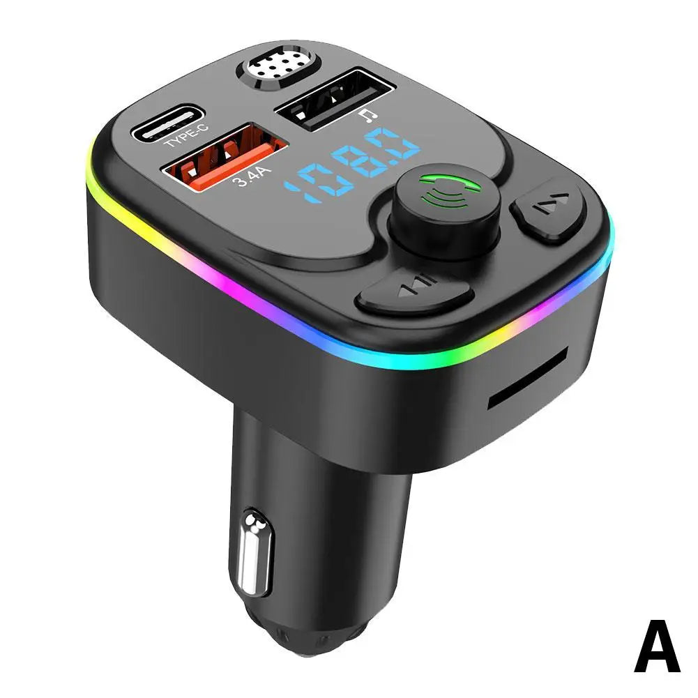 Car Adapter FM Transmitter For Car PD&QC3.0 Car MP3 Charger