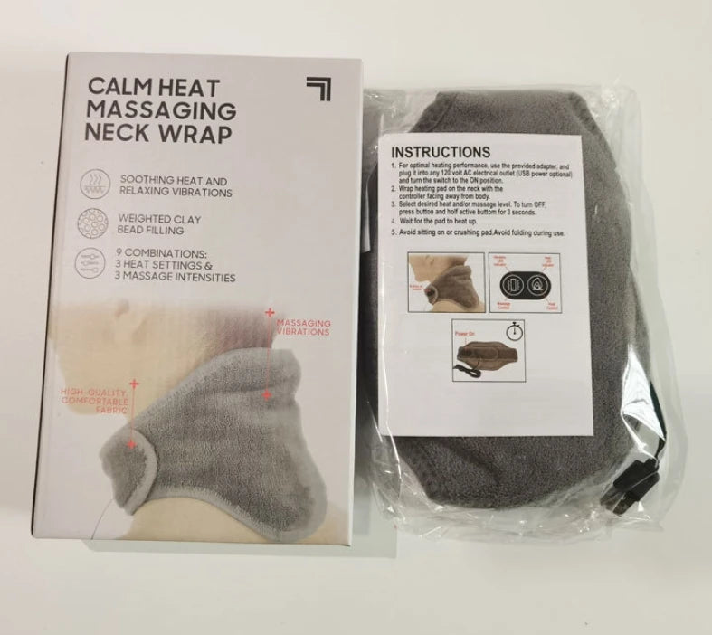 New Hot Sell Portable Heat Massaging Neck Wrap