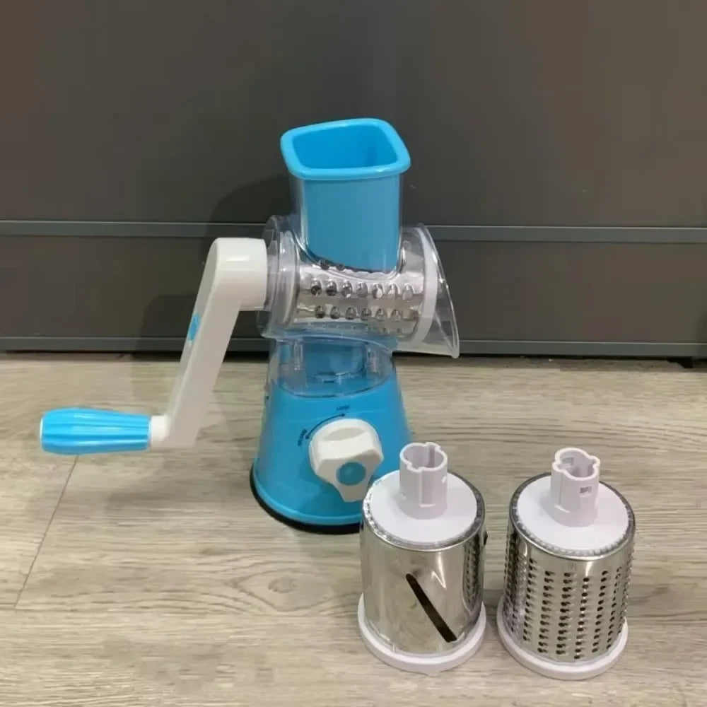 Rotary Vegetable Cutter Kitchen Shredder with Handle