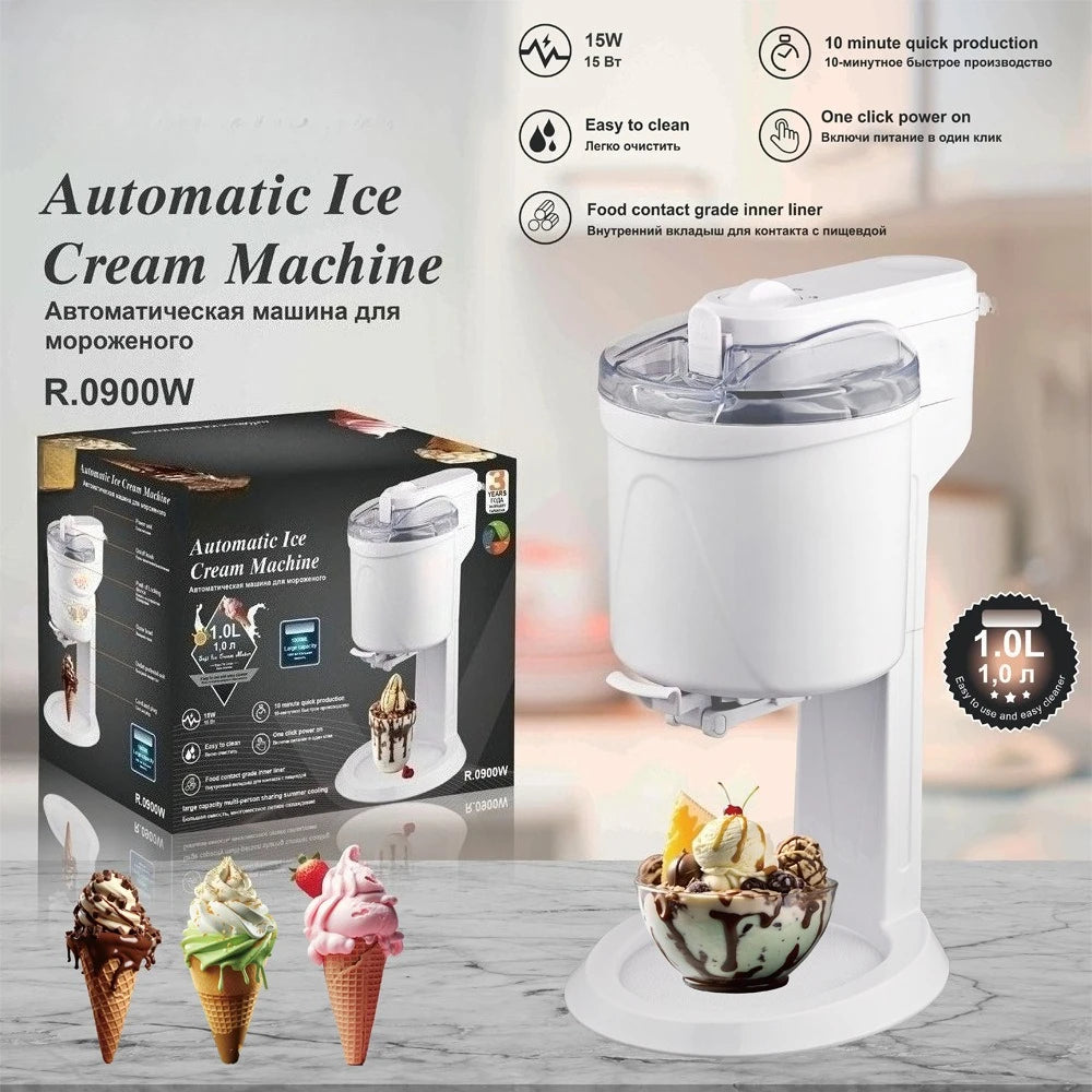 Ice Cream Machine Automatic Stirring Homemade Ice Cream Machine Yogurt Machine
