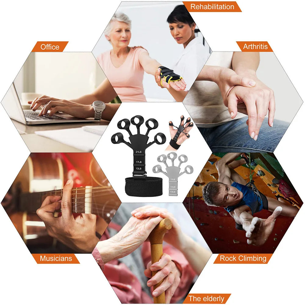 6 Resistance Levels Hand Grip Hand Strength Trainer