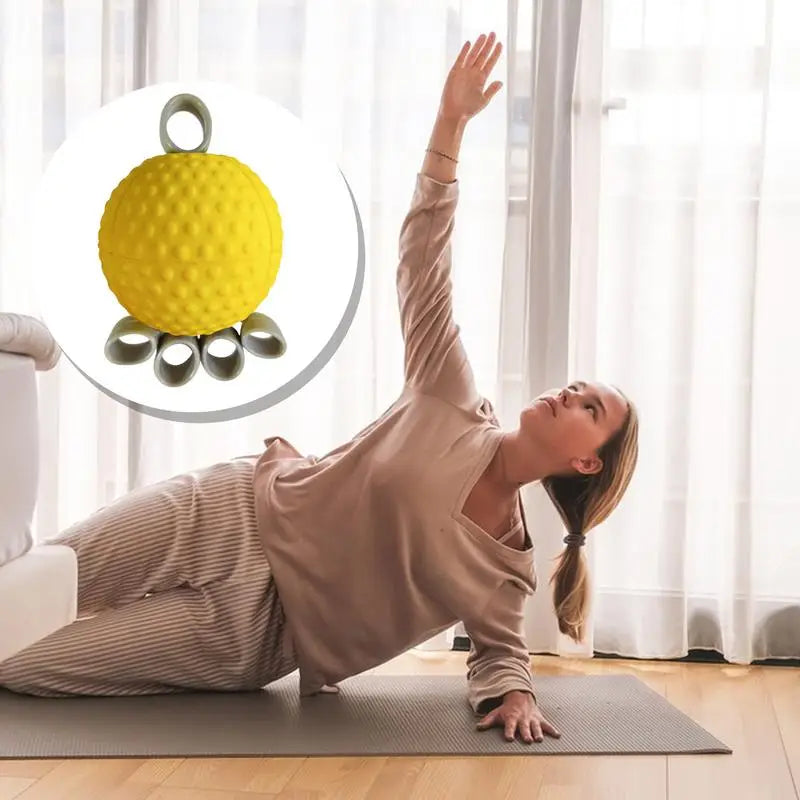 Finger Grip Ball Massage Rehabilitation Training Elderly