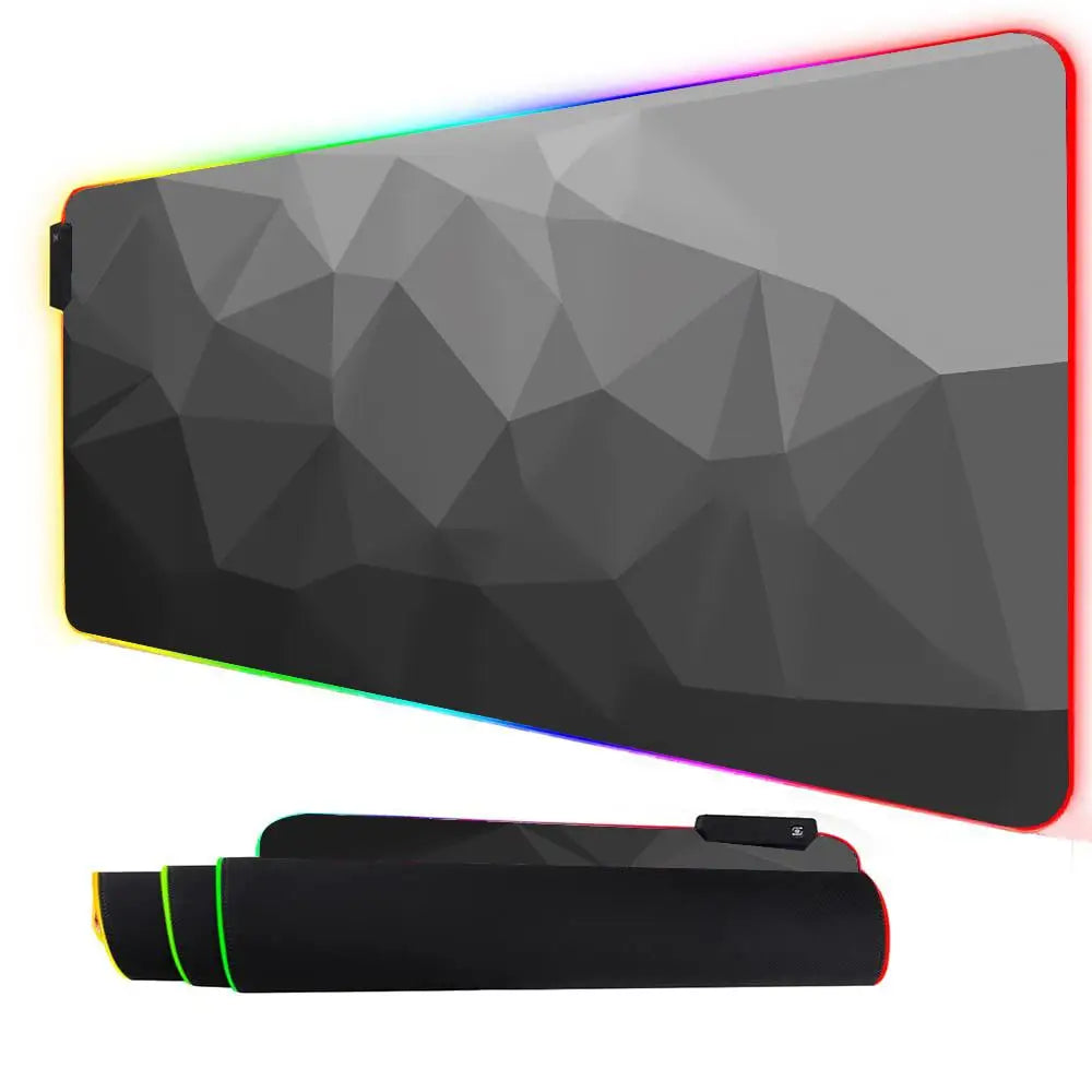 Large RGB Mouse Pad Diamond grid Gaming MousePad Gamer A