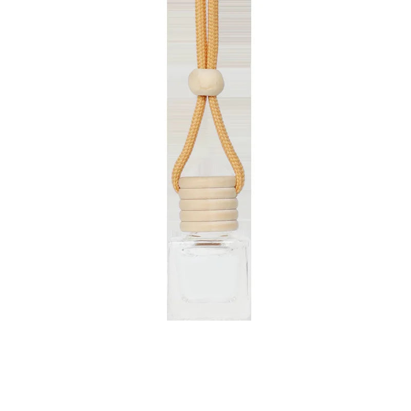 Hanging Car Diffusers With Rope Wood Lid Aroma