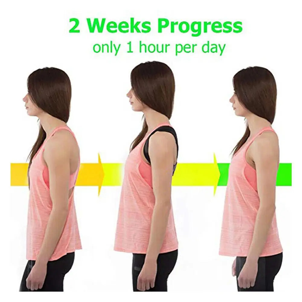 New Adjustable Adult Posture Corrector Fiber 8-word