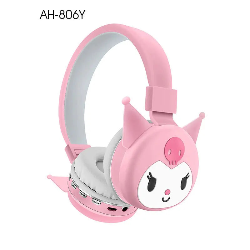 Anime Stitch Bluetooth Foldable Headphone Cartoon Cute Headset