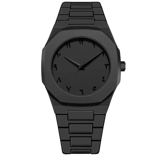 New Fashionable Men's Watch Simple Black Male