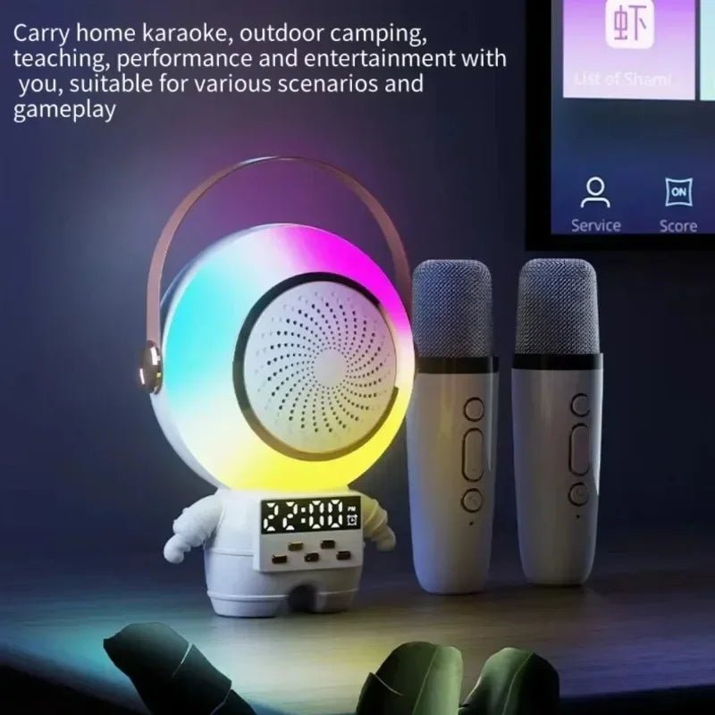 Mini Astronaut Bluetooth Speakers, Small Household Ktv Portable