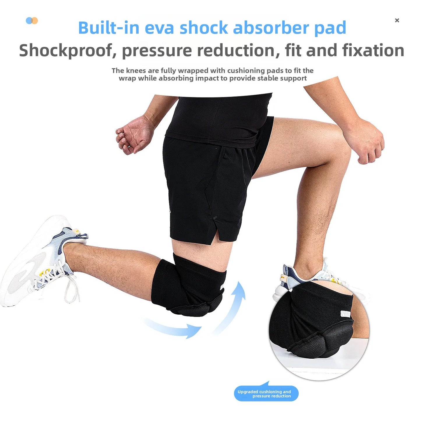 2 x Professional Knee Pads Leg Protector