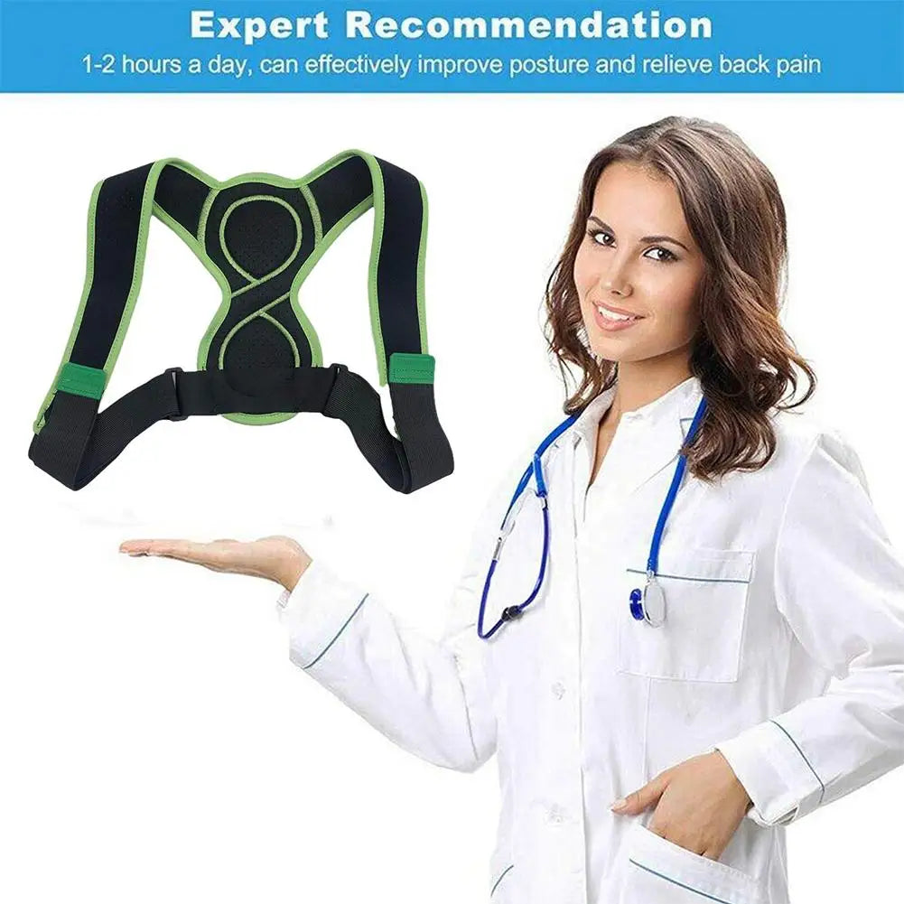 New Adjustable Adult Posture Corrector Fiber 8-word