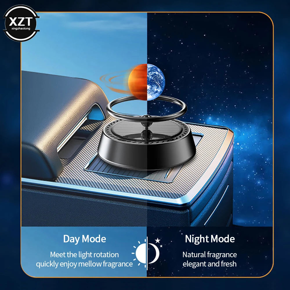 1Pcs Solar Car Aromatherapy Vehicle Perfume Air Freshener