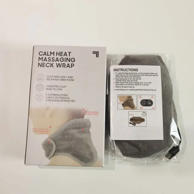 New Hot Sell Portable Heat Massaging Neck Wrap