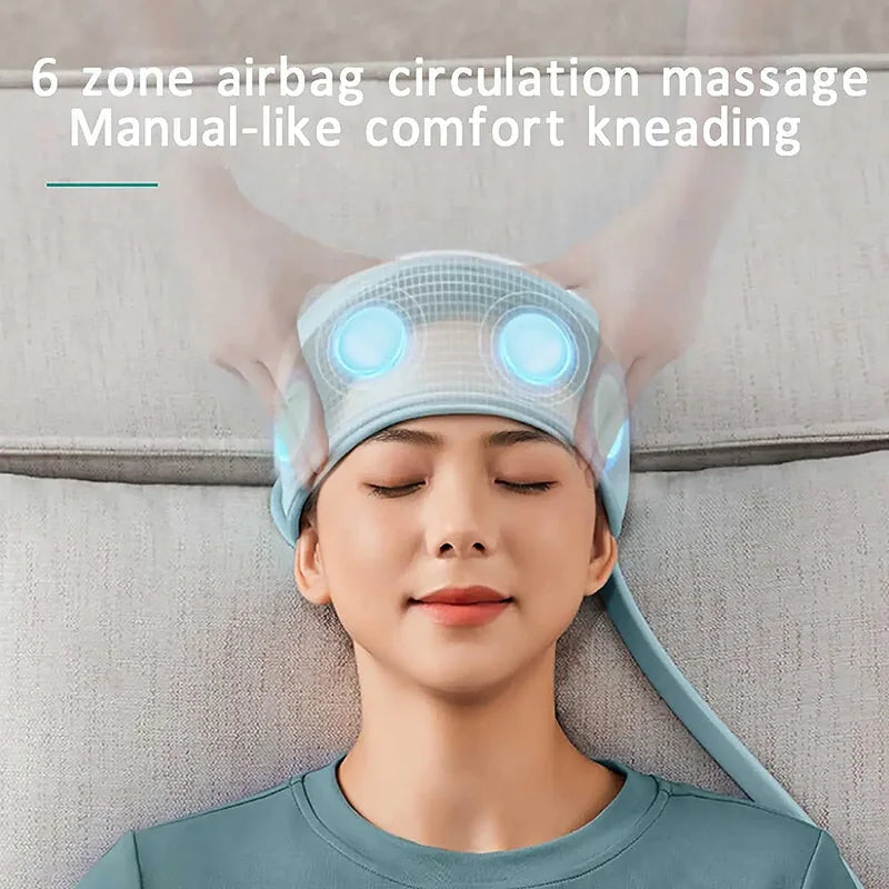 Electric Head Massager Airbag Pressure Massage Health Care