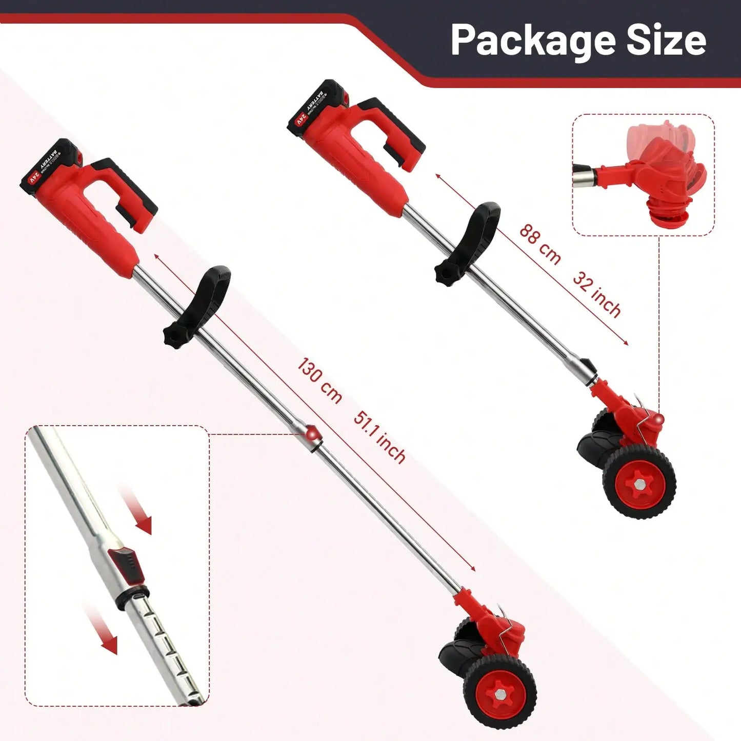 21V 650W Cordless String Trimmer