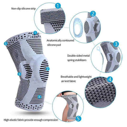 1 Piece Knee Brace Strap Patella Medial Support