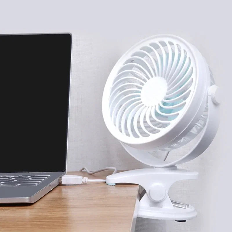7 Inch Electric Fan Bedside Clip Wall Fan