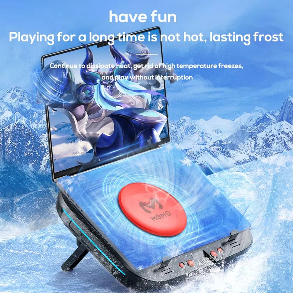 Eswirepro FL08 Strong Air Cooling Stand Base Bracket Pad Powerful Fan