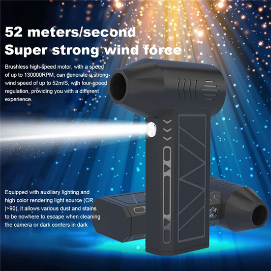 A72T 1 Piece Turbo Jet Fan Black Plastic 130000 RPM Strong