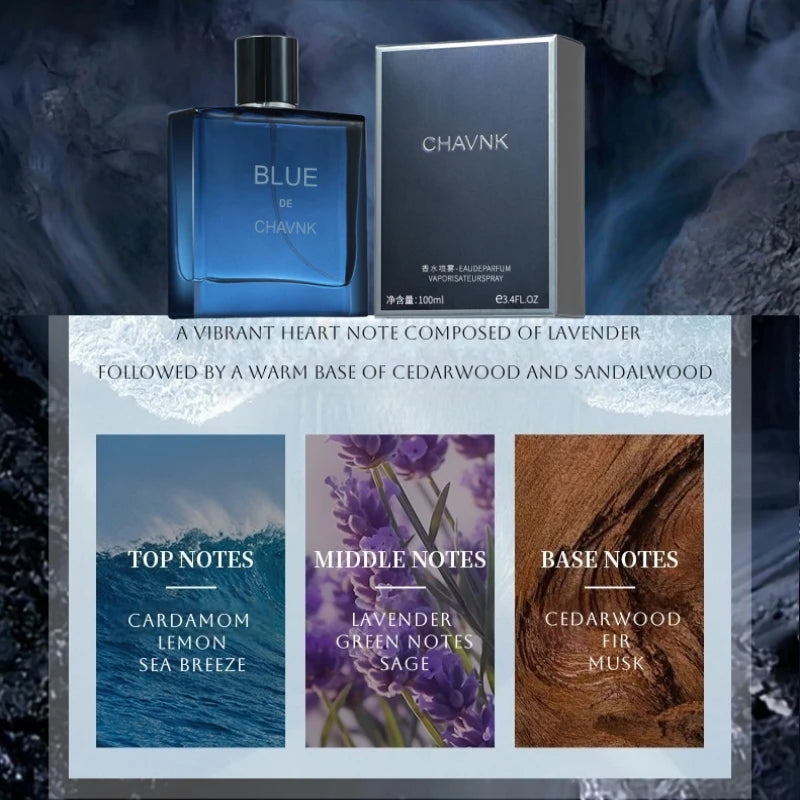 Charm Blue Men's Perfume 100ml Long Lasting Fragrance