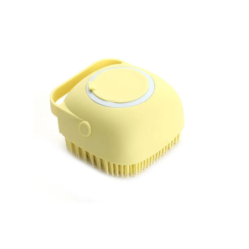 Pet Bathing Soft Silicone Comb Dog Cat Brush