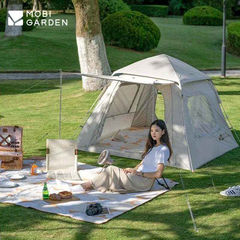 MOBI GARDEN Camping Automatic Tent 3-4 Person